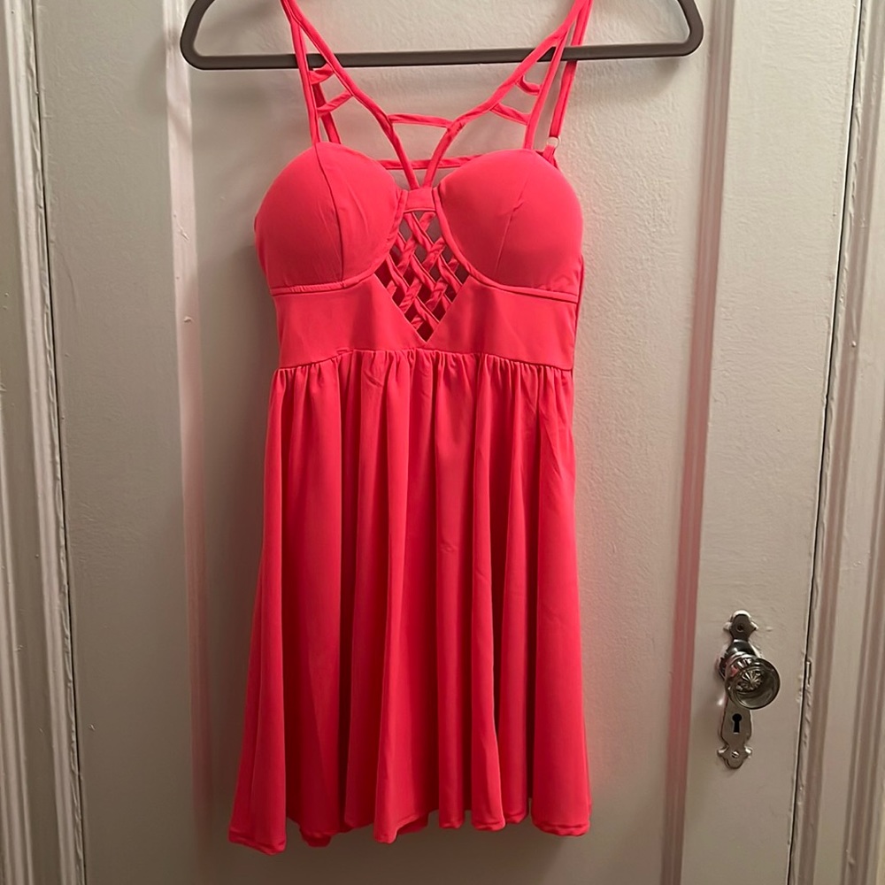 Pink cut out dress size XS from LF